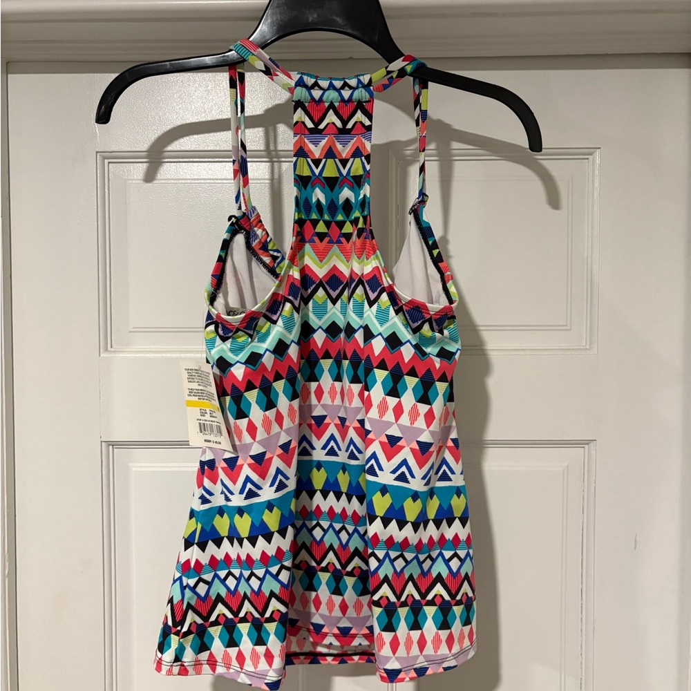 TANKINI TOP  NWT*  Women’s   24 & Ocean 
Size Medium‎ Multicolor Pattern - Picture 3 of 7